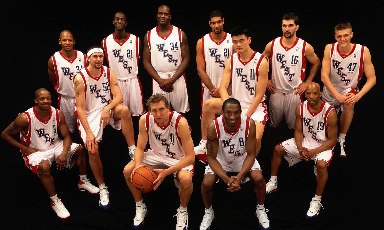 NBA巨星在全明星活动中吸引众人注目