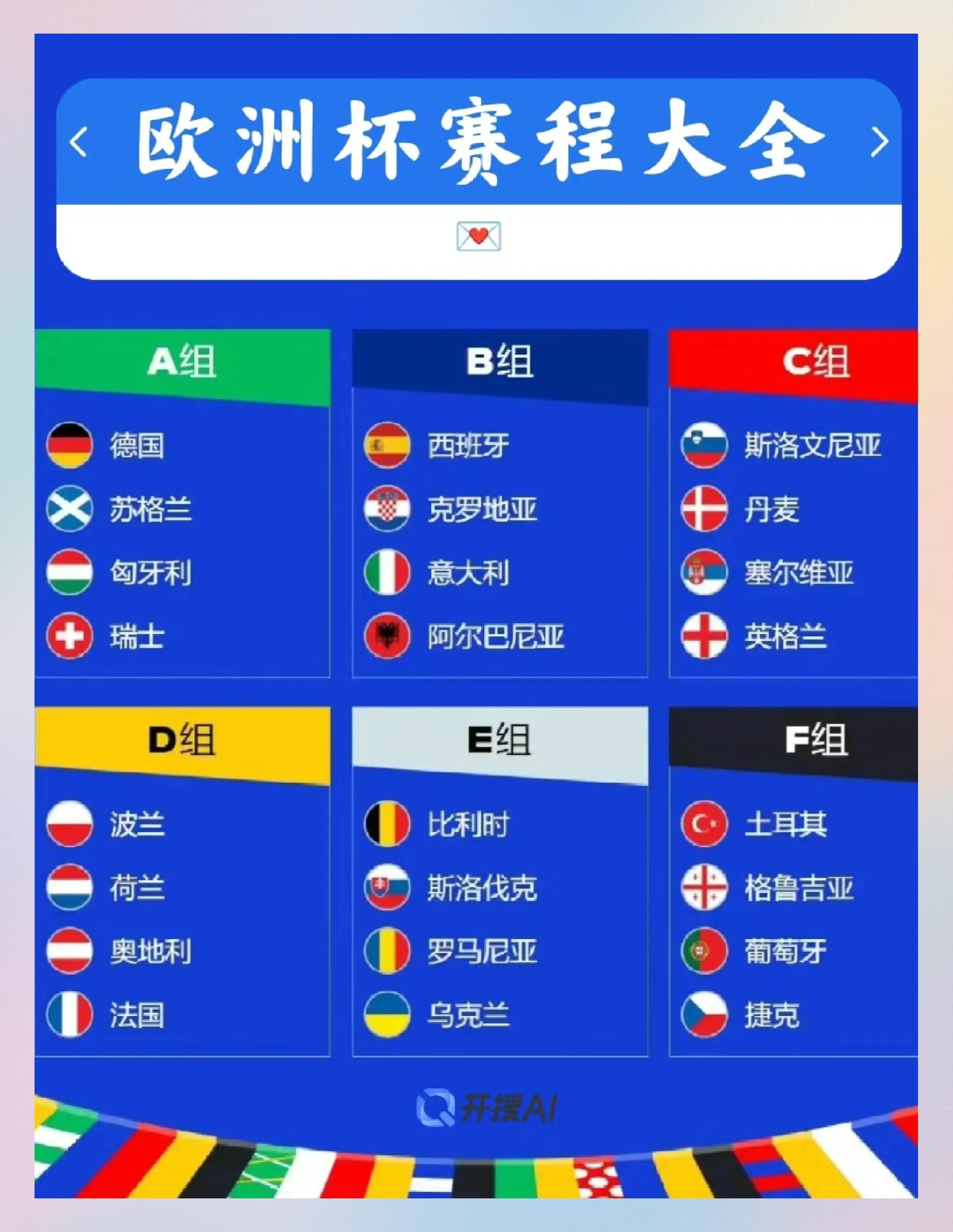 欧洲国家队比赛即将揭开新篇章